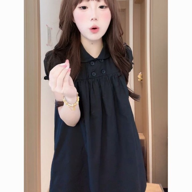 Doll Collar A-word Dress Looks - Summer Clothing New Look 评论和价格