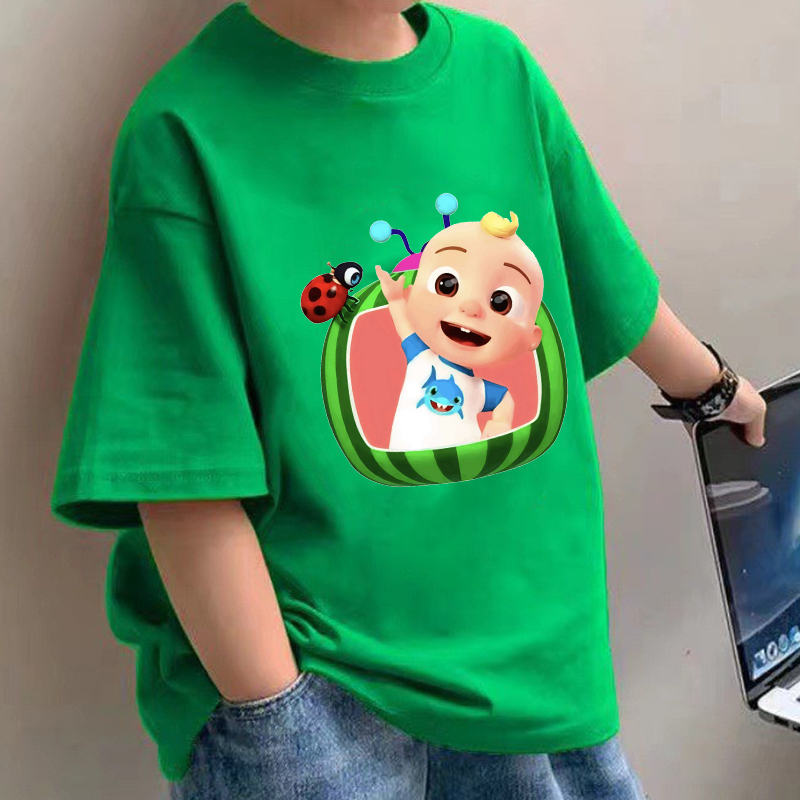 Cocomelons Baby T-Shirts Anime - Summer Clothing Girls 评论和价格