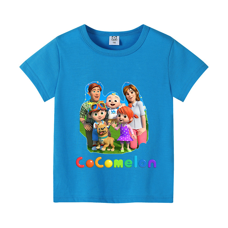 Cocomelons Baby T-Shirts Anime - Summer Clothing Girls 评论和价格