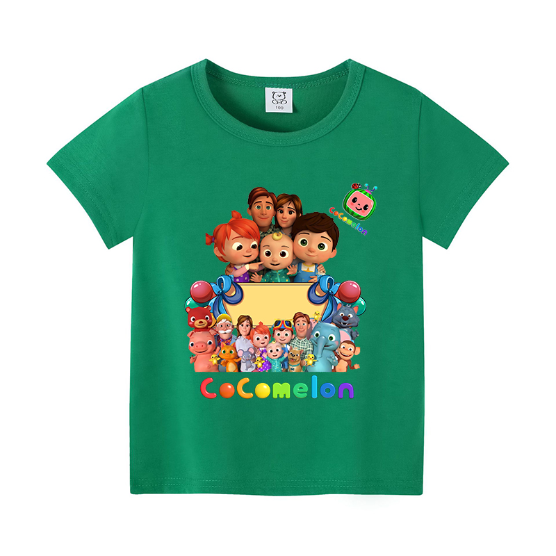 Cocomelons Baby T-Shirts Anime - Summer Clothing Girls 评论和价格