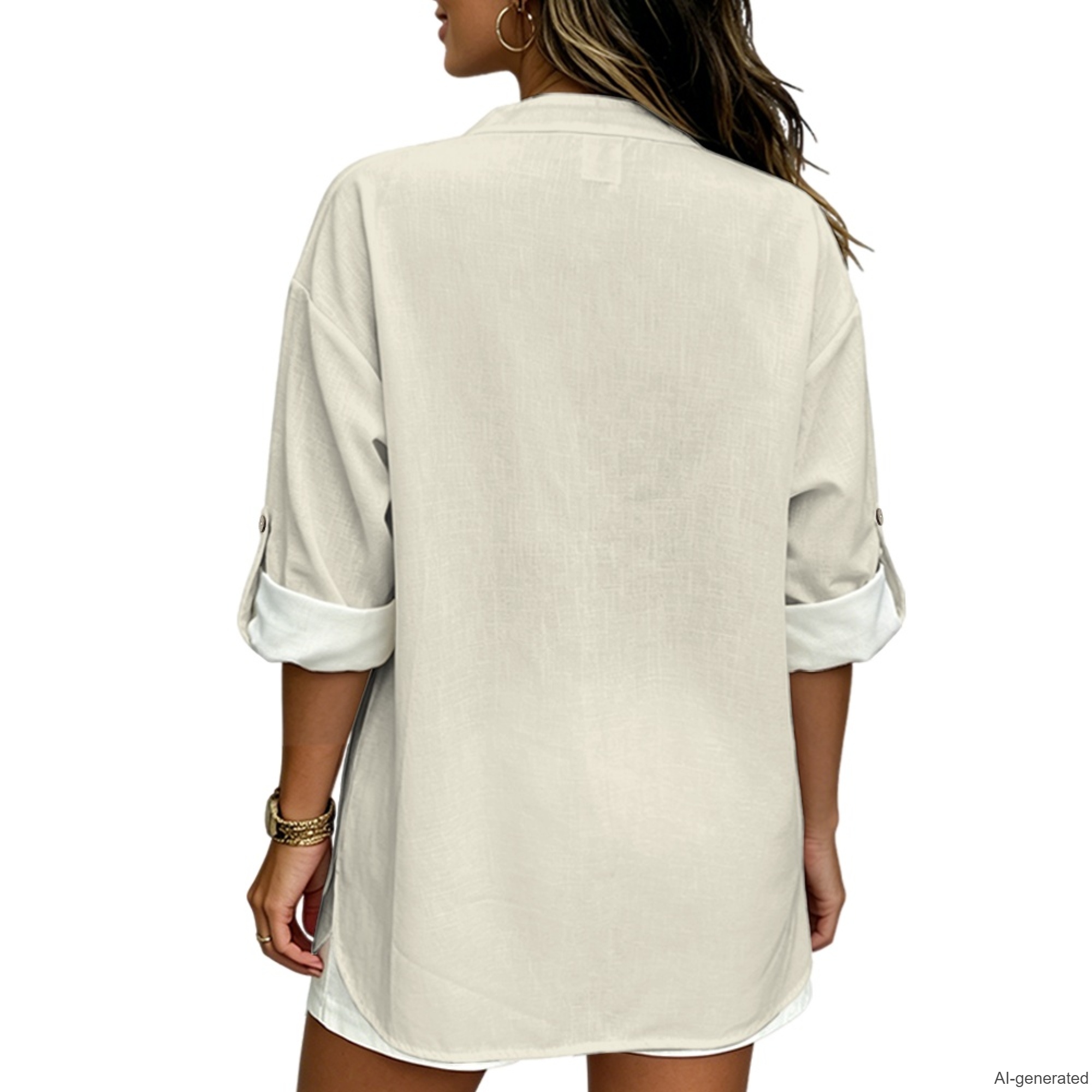 INSTANTARTS Women's Linen V-ne - Summer Clothing Pinterest 评论和价格