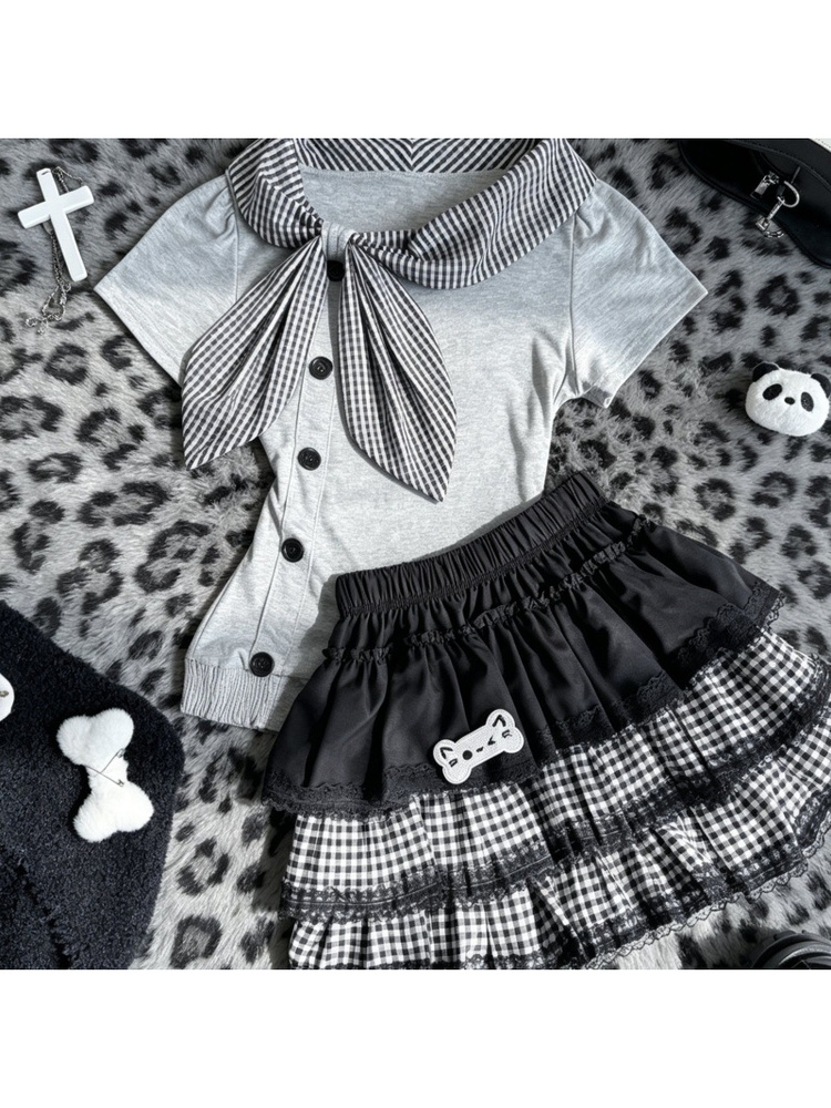 Japanese College Style Cake Sk - Summer Clothing Old Navy 评论和价格