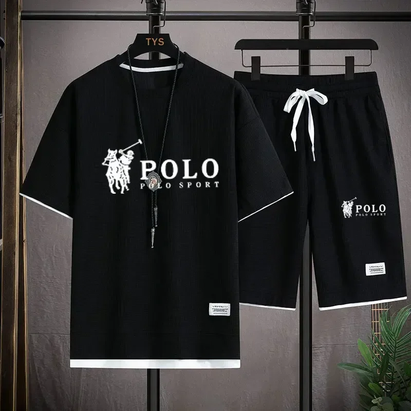 2026 Men's Summer Waffle 2 Pie - Summer Clothing Men Fashion 评论和价格