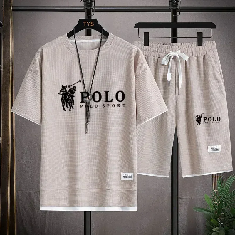 2026 Men's Summer Waffle 2 Pie - Summer Clothing Men Fashion 评论和价格